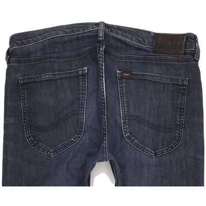 Lee Luke Men Navy Skinny Slim Stretch Jeans W33 L33