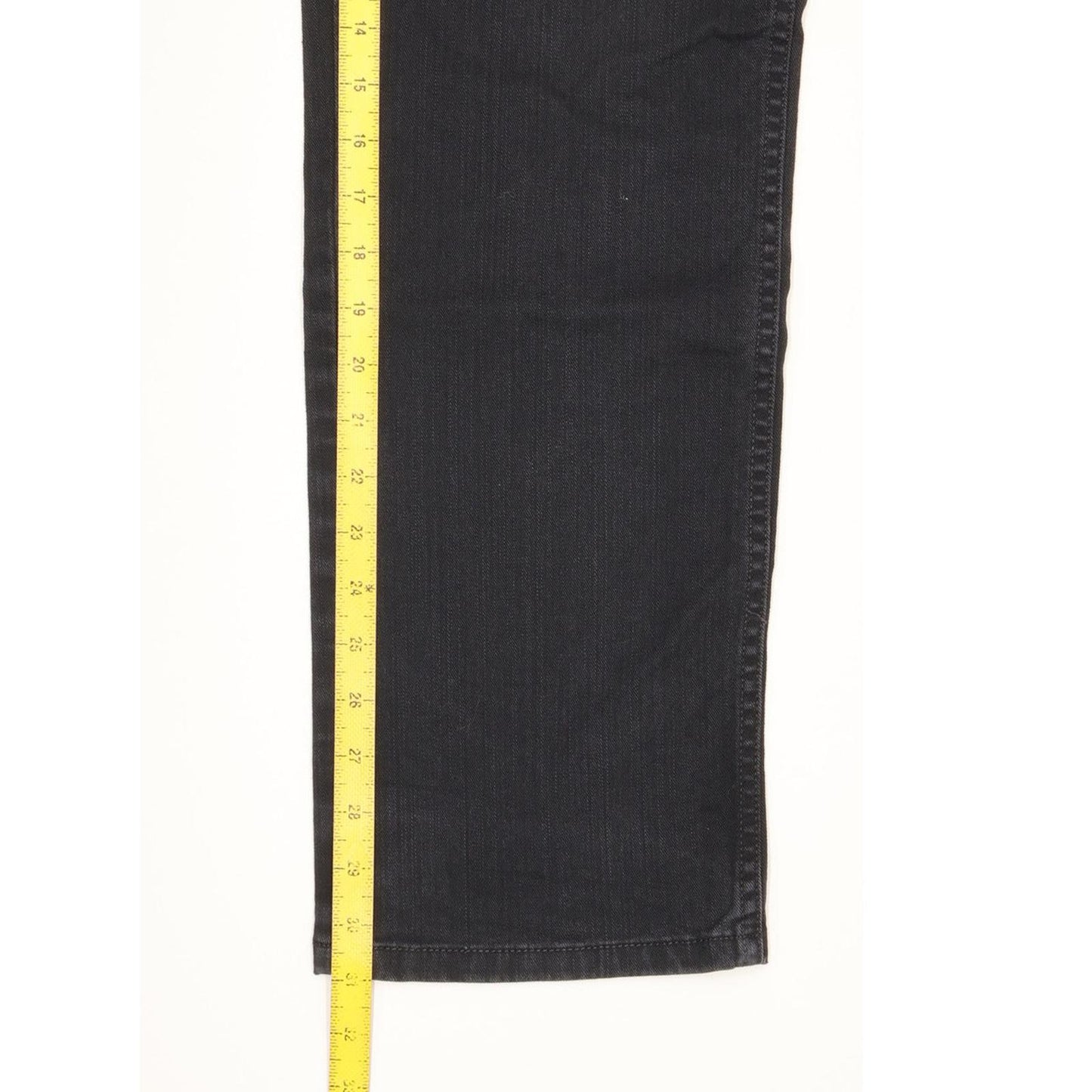 Wrangler Durable Quality Men Navy Straight Regular Stretch Jeans W34 L31