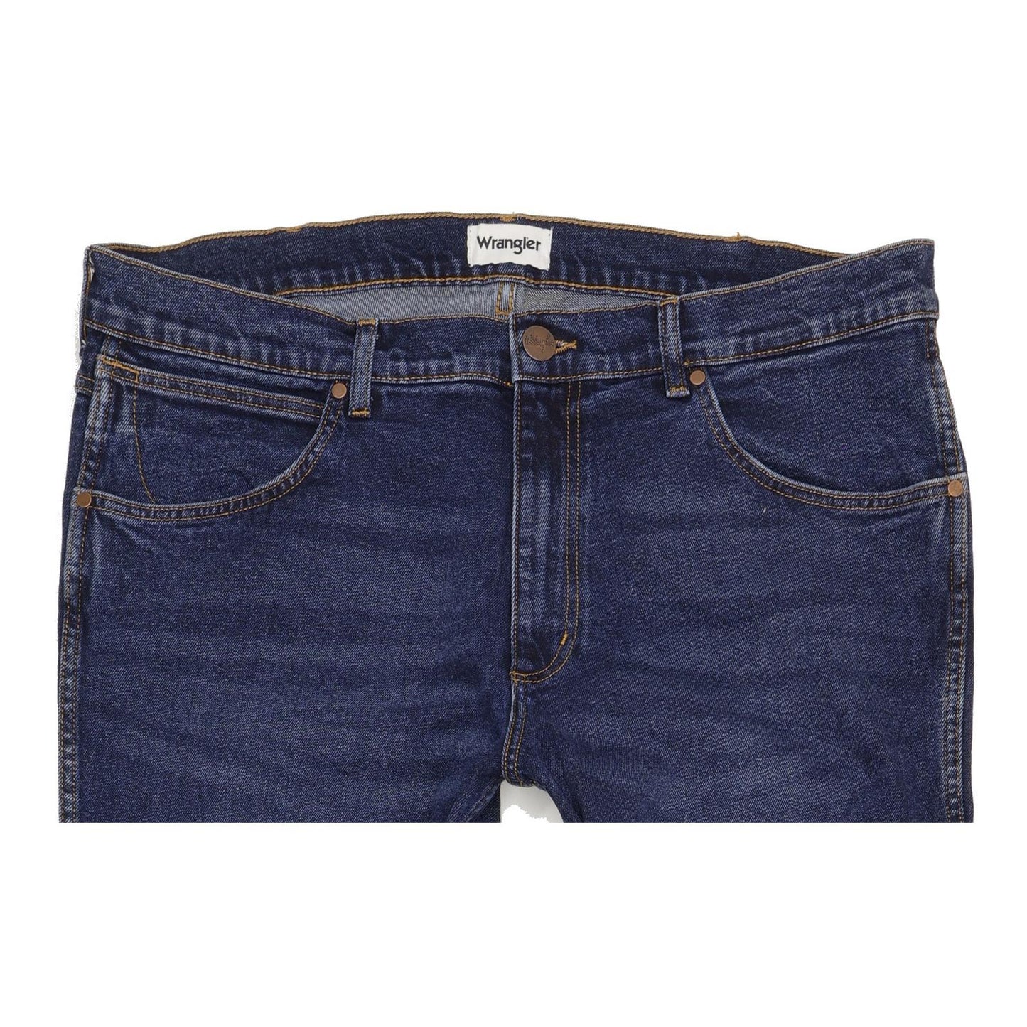 Wrangler Men Blue Bootcut Regular Stretch Jeans W38 L34