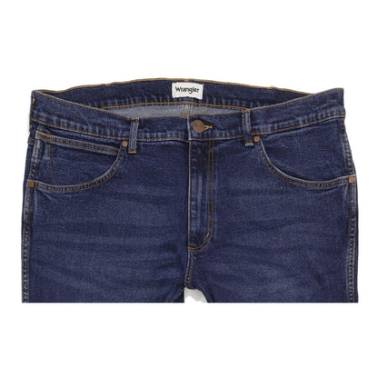 Wrangler Men Blue Bootcut Regular Stretch Jeans W38 L34