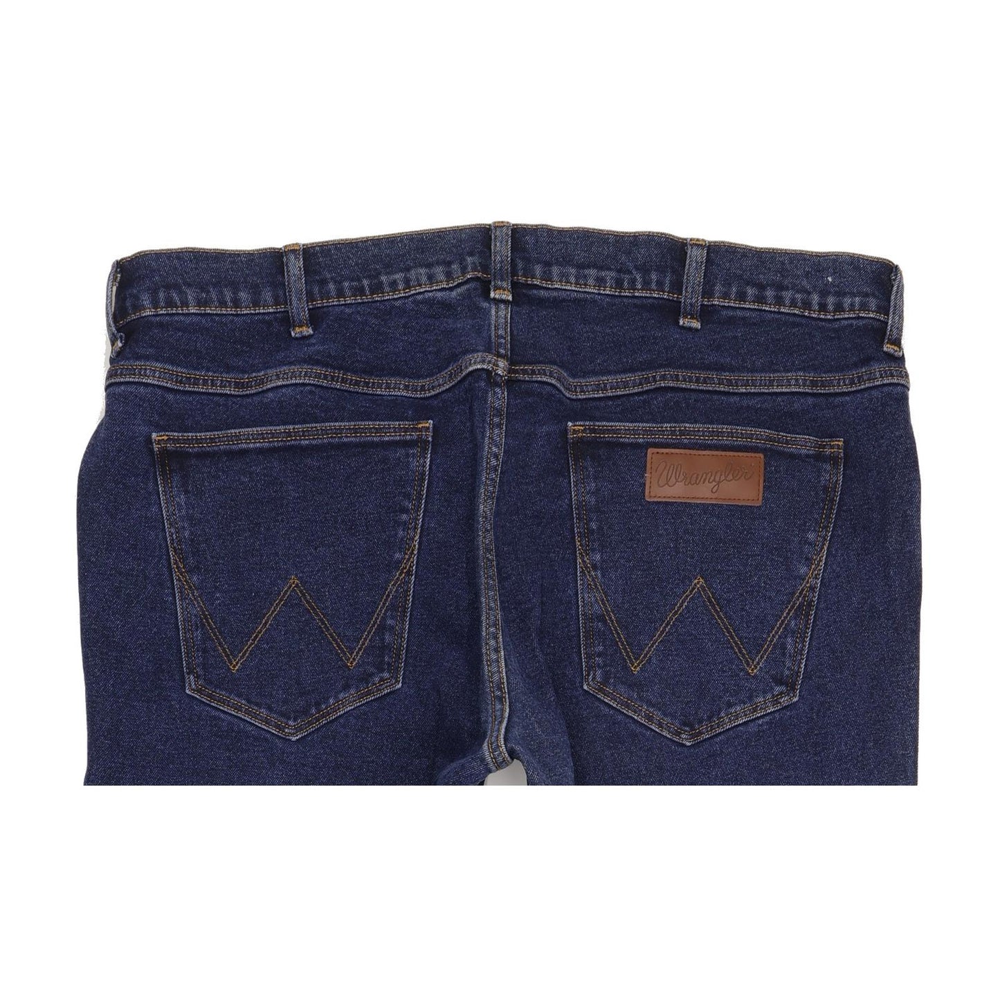 Wrangler Men Blue Bootcut Regular Stretch Jeans W38 L34