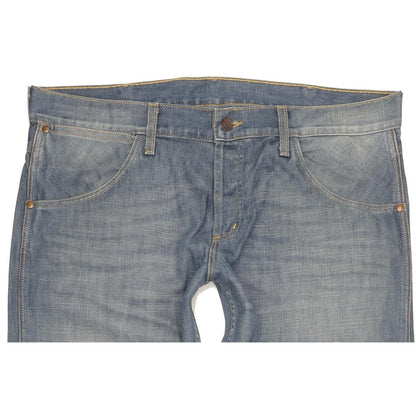 Wrangler Chopper Men Blue Bootcut Regular Jeans W37 L34