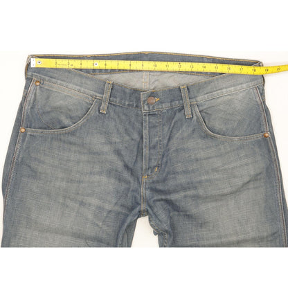 Wrangler Chopper Men Blue Bootcut Regular Jeans W37 L34
