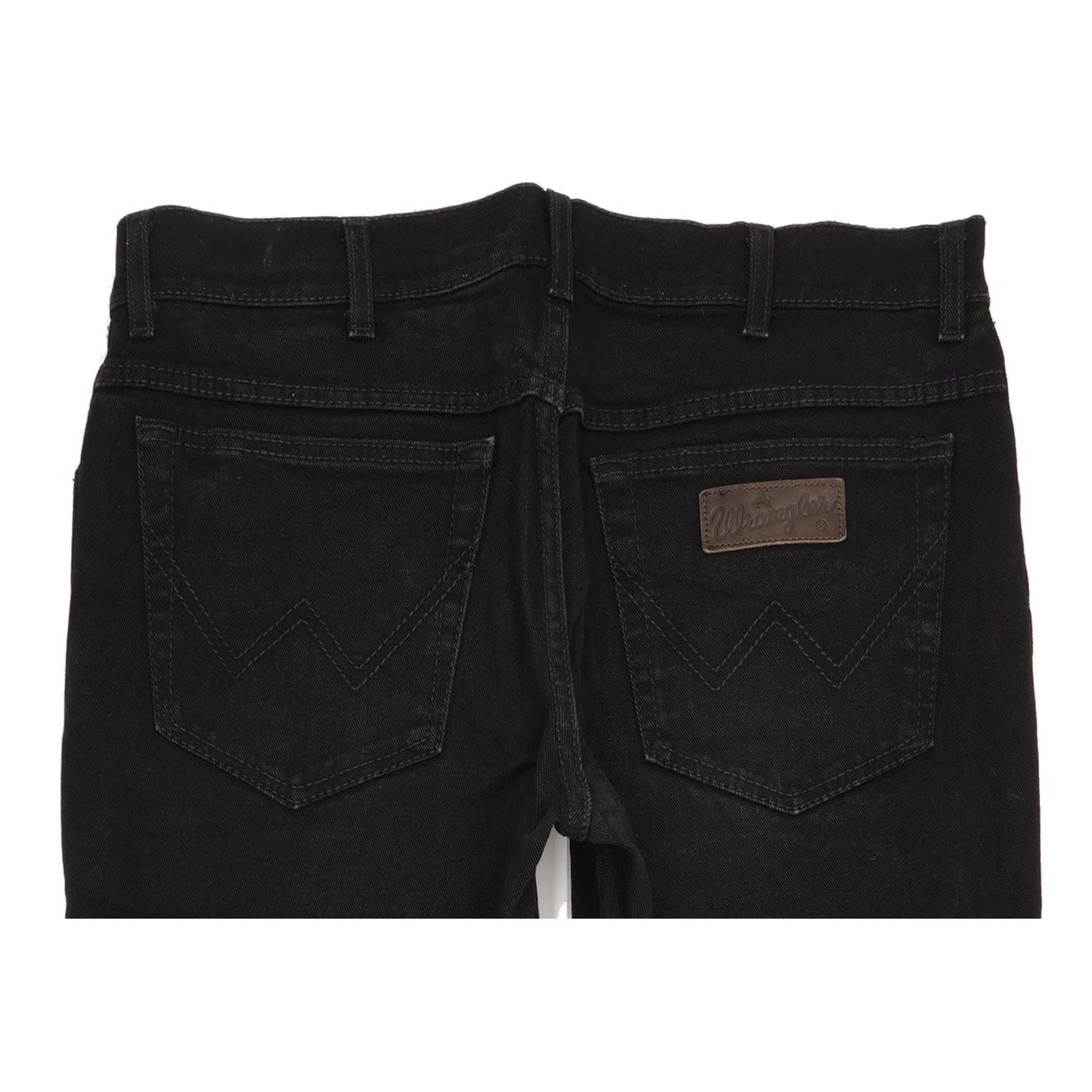 Wrangler Texas Men Black Straight Regular Stretch Jeans W34 L30