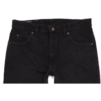 Lee Portland Men Black Straight Regular Jeans W34 L32