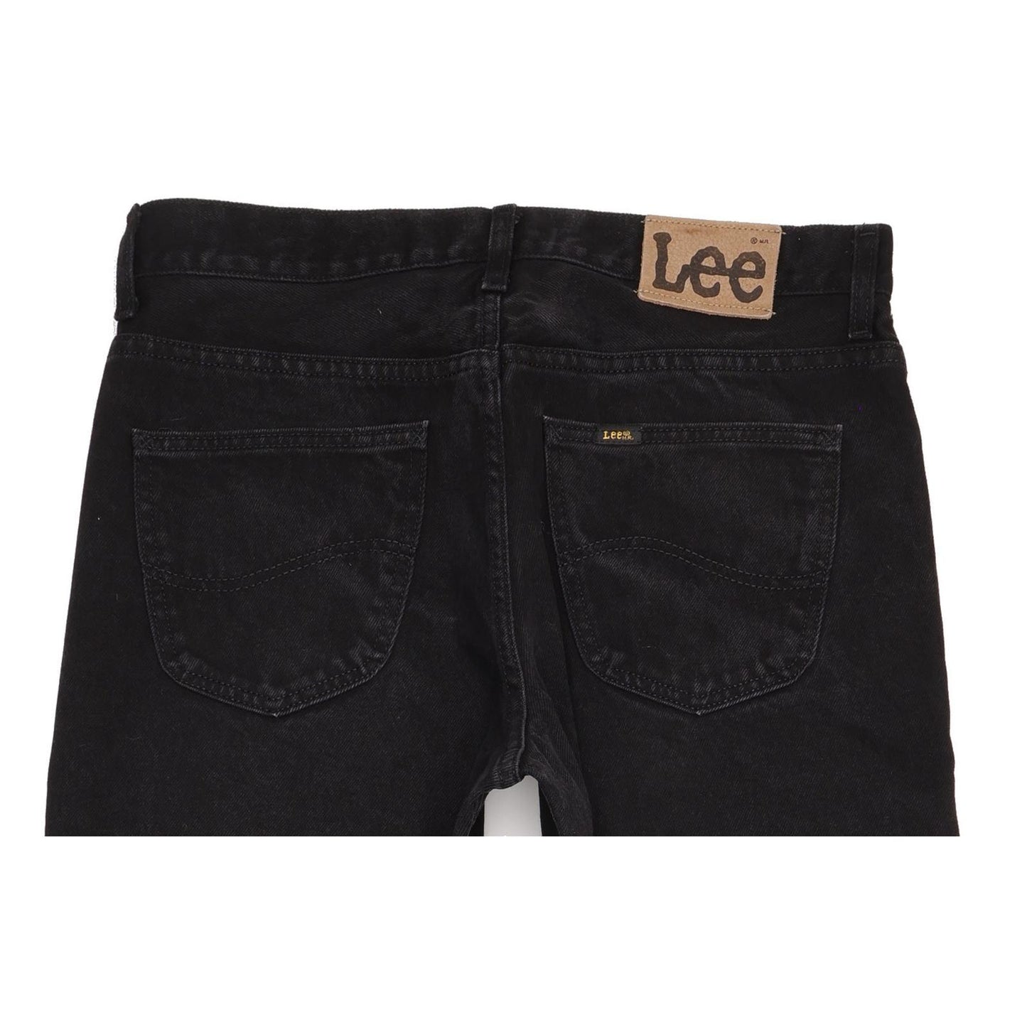 Lee Portland Men Black Straight Regular Jeans W34 L32