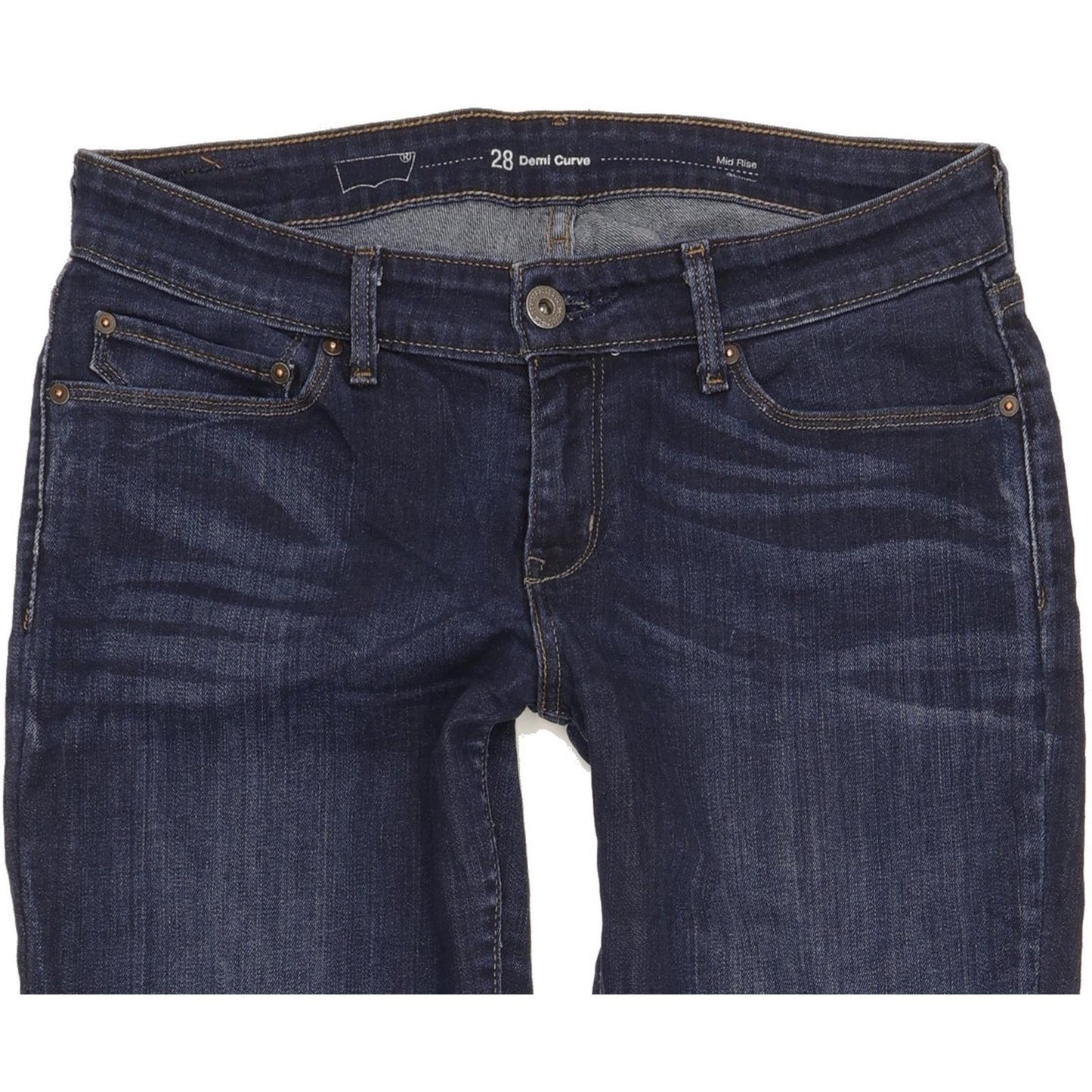 Levi's Demi Curve Women Blue Skinny Slim Stretch Jeans W28 L32