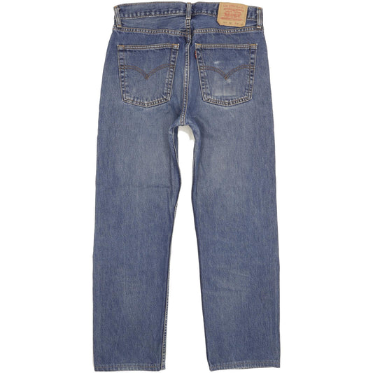 Levi's 521 Men Blue Straight Regular Jeans W35 L30