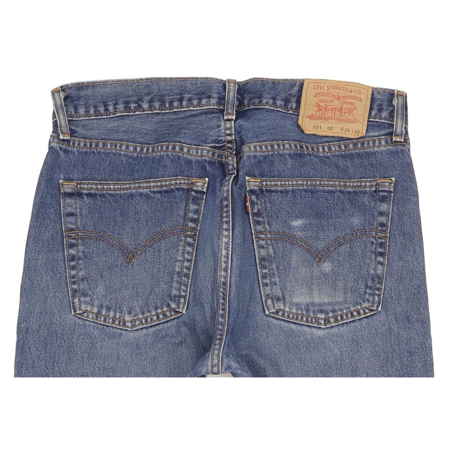 Levi's 521 Men Blue Straight Regular Jeans W35 L30