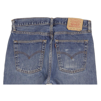 Levi's 521 Men Blue Straight Regular Jeans W35 L30