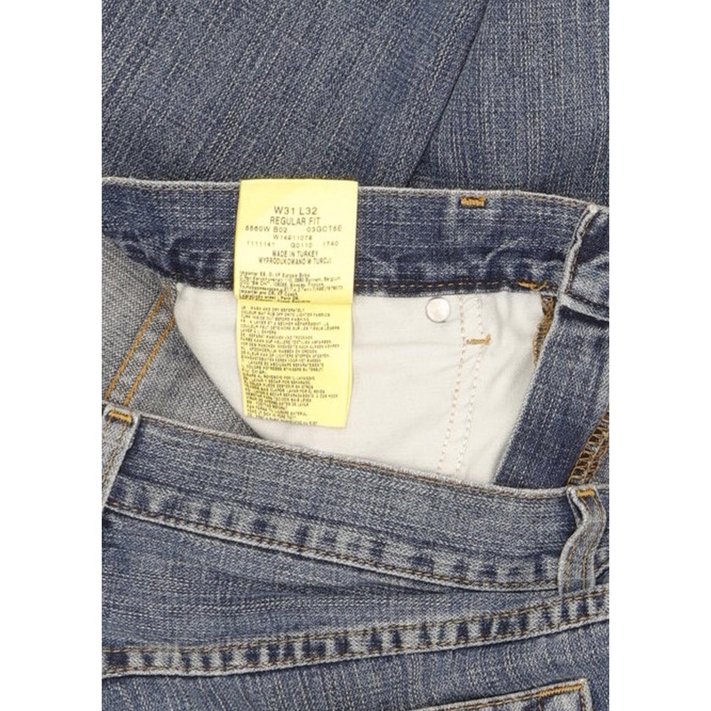 Wrangler Men Blue Straight Regular Jeans W31 L32