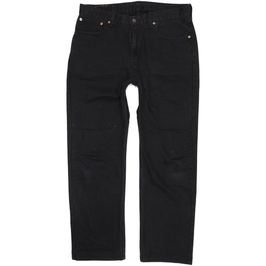 Levi's 751 Men Black Straight Regular Jeans W36 L30