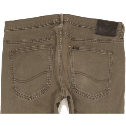 Lee Luke Men Khaki Skinny Slim Stretch Jeans W32 L34