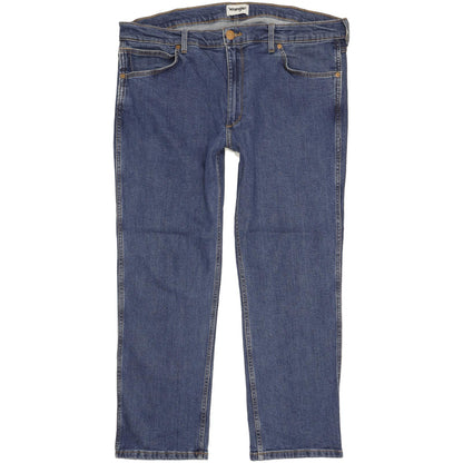 Wrangler Greensboro Men Blue Straight Regular Stretch Jeans W38 L29