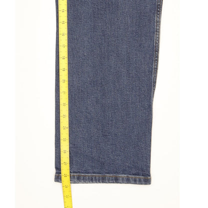 Wrangler Greensboro Men Blue Straight Regular Stretch Jeans W38 L29