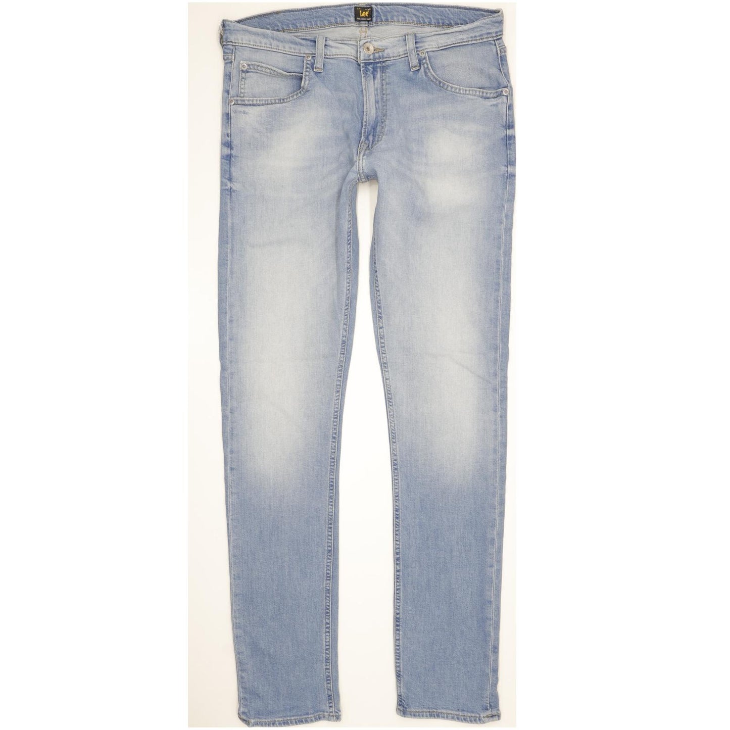 Lee Luke Men Blue Skinny Slim Stretch Jeans W33 L34