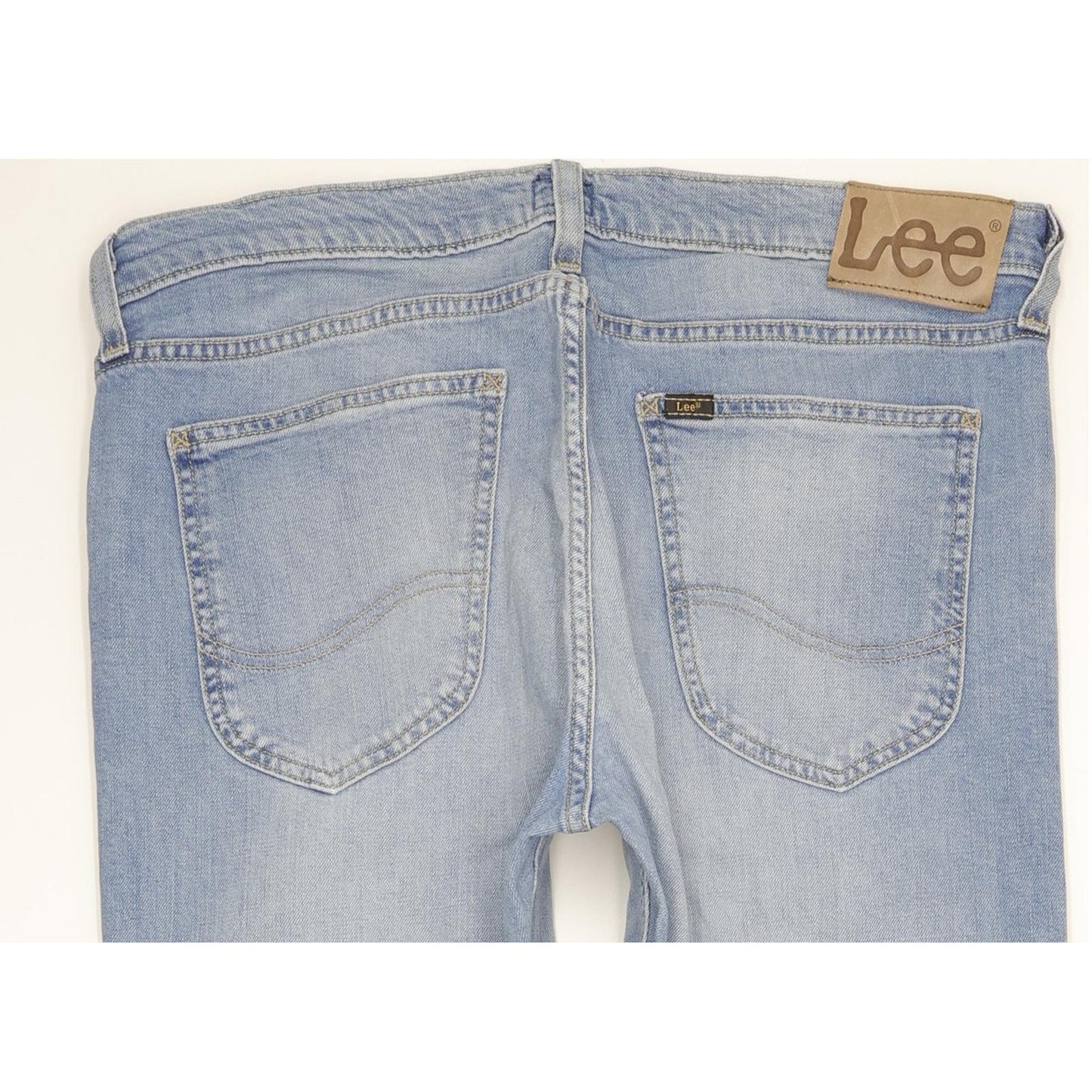 Lee Luke Men Blue Skinny Slim Stretch Jeans W33 L34