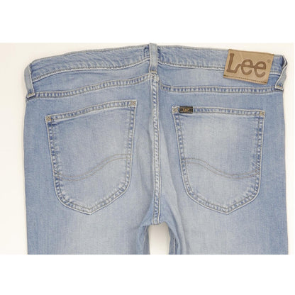 Lee Luke Men Blue Skinny Slim Stretch Jeans W33 L34