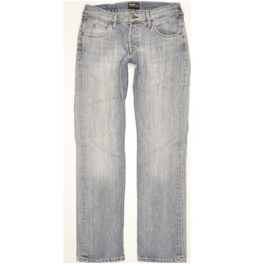 Lee Knox Men Blue Straight Regular Jeans W32 L33