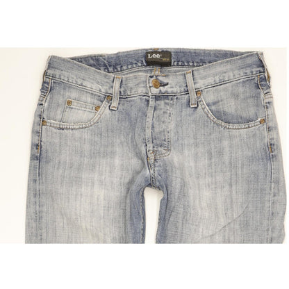 Lee Knox Men Blue Straight Regular Jeans W32 L33