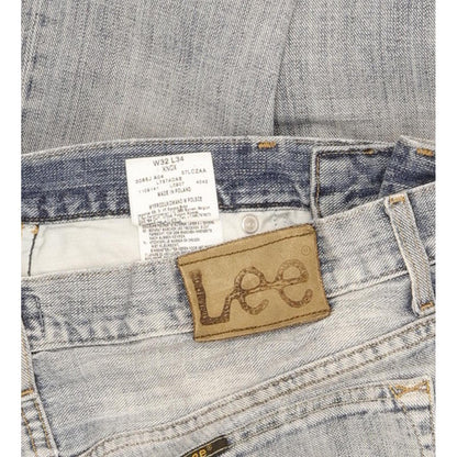 Lee Knox Men Blue Straight Regular Jeans W32 L33