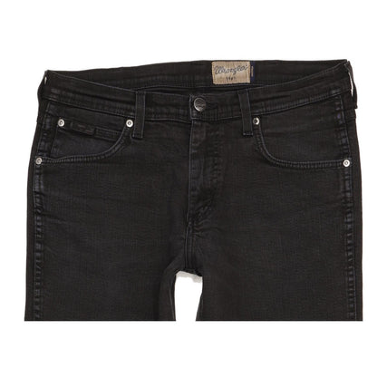 Wrangler Arizona Men Black Straight Regular Stretch Jeans W32 L29
