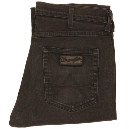 Wrangler Arizona Men Black Straight Regular Stretch Jeans W32 L29