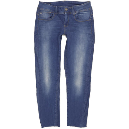 G-Star Lynn Mid Women Blue Skinny Slim Stretch Jeans W31 L27