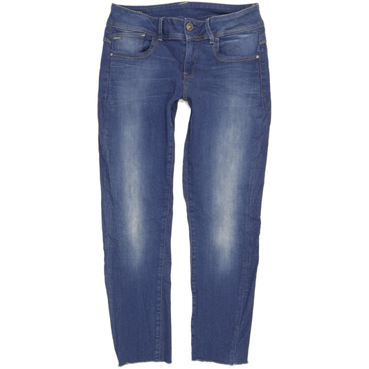 G-Star Lynn Mid Women Blue Skinny Slim Stretch Jeans W31 L27