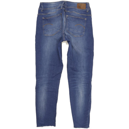 G-Star Lynn Mid Women Blue Skinny Slim Stretch Jeans W31 L27