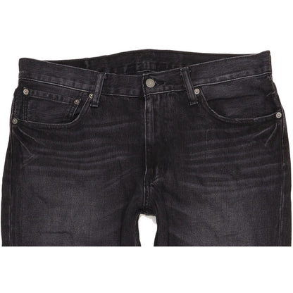 Levi's 511 Men Black Straight Regular Jeans W36 L32