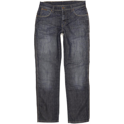 Wrangler Texas Men Blue Straight Regular Stretch Jeans W32 L32