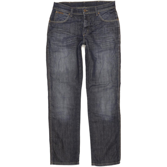 Wrangler Texas Men Blue Straight Regular Stretch Jeans W32 L32