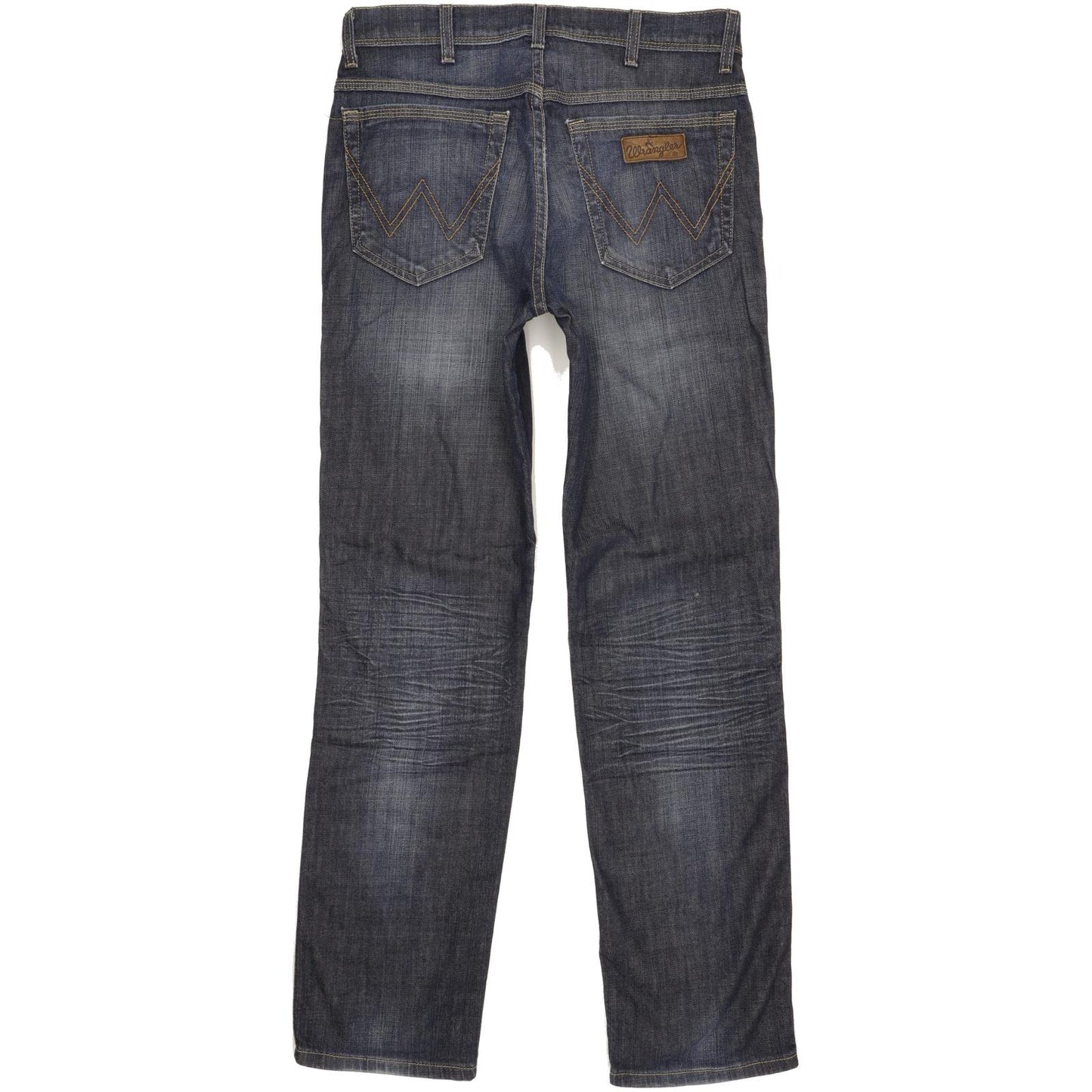 Wrangler Texas Men Blue Straight Regular Stretch Jeans W32 L32