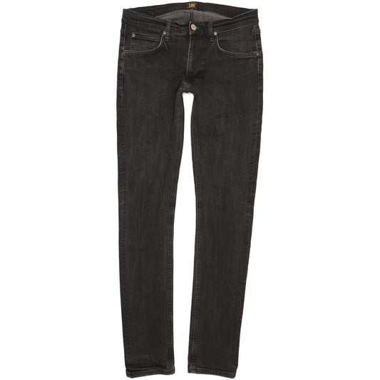 Lee Luke Women Black Skinny Slim Stretch Jeans W31 L34