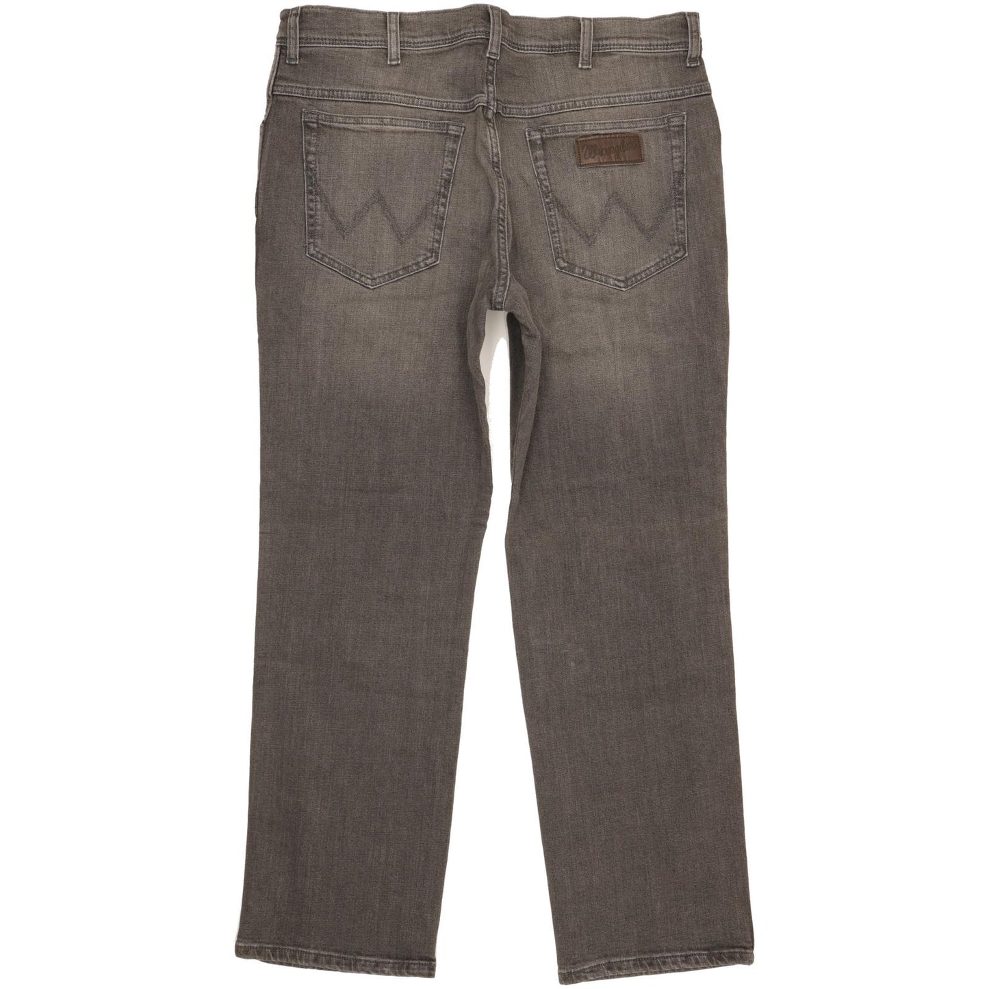 Wrangler Texas Men Grey Straight Regular Stretch Jeans W36 L30