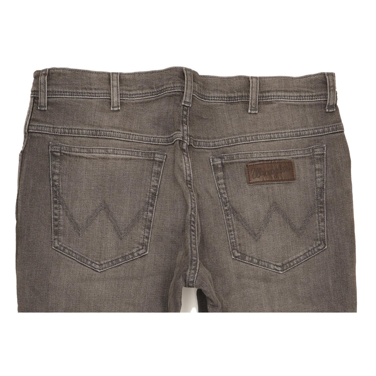 Wrangler Texas Men Grey Straight Regular Stretch Jeans W36 L30