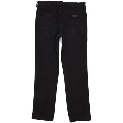 Wrangler Men Black Straight Regular Jeans W34 L31