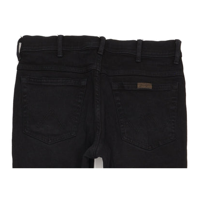 Wrangler Men Black Straight Regular Jeans W34 L31