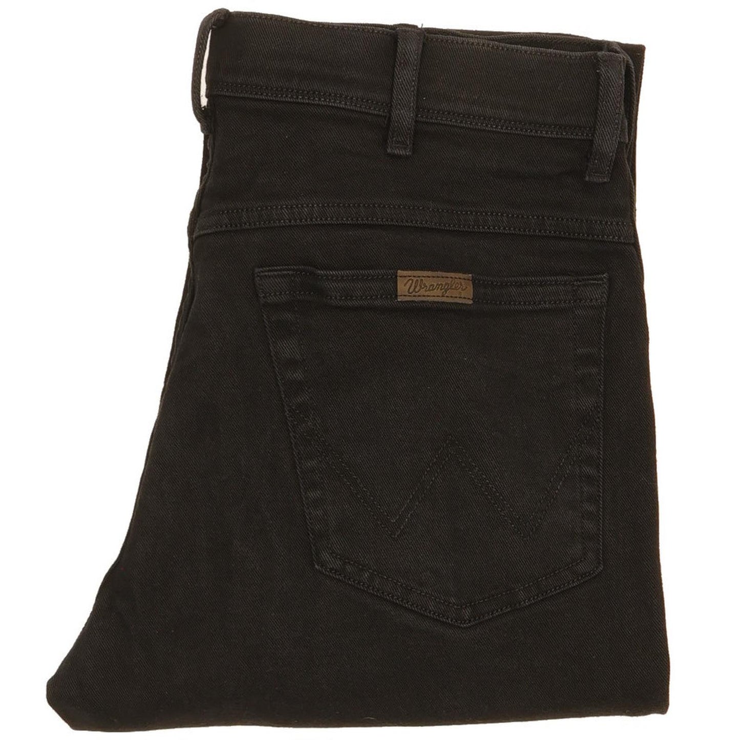 Wrangler Men Black Straight Regular Jeans W34 L31