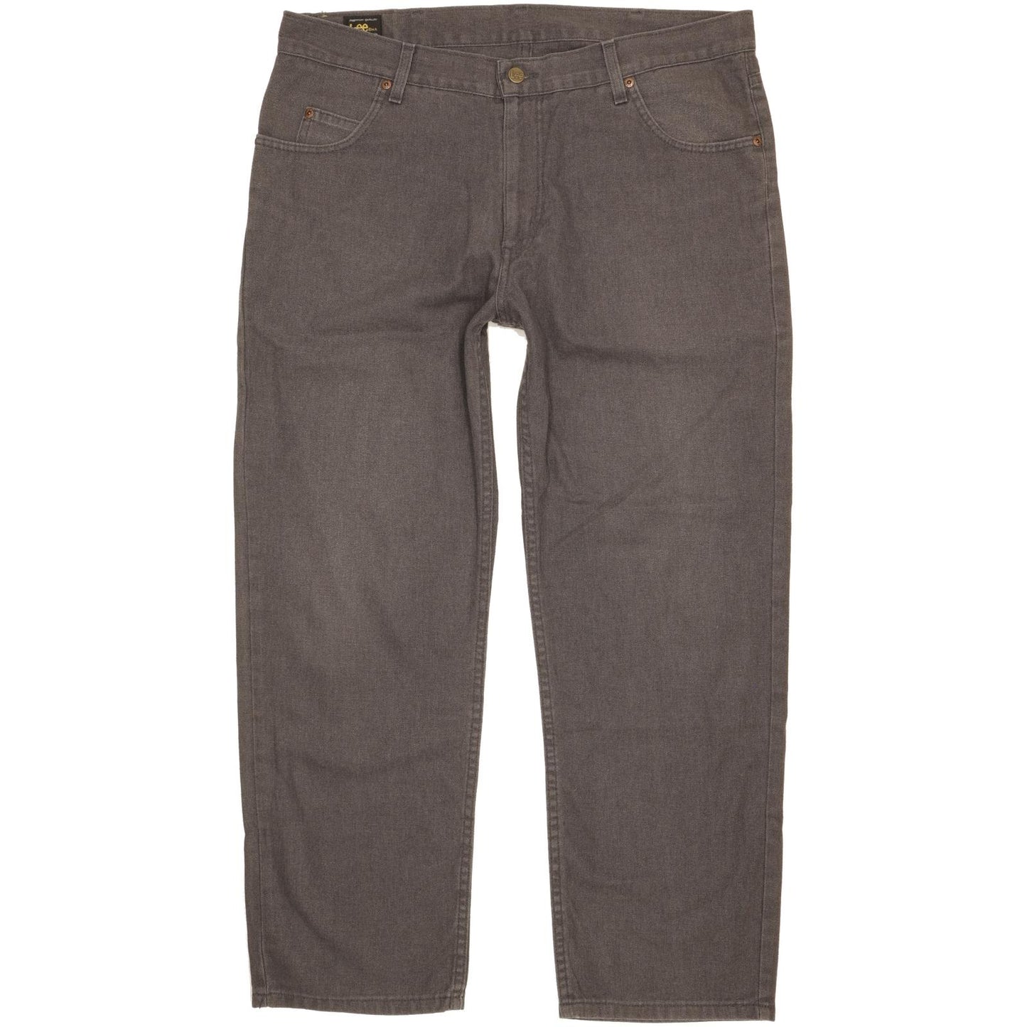 Lee Brooklyn Men Grey Straight Regular Jeans W38 L29