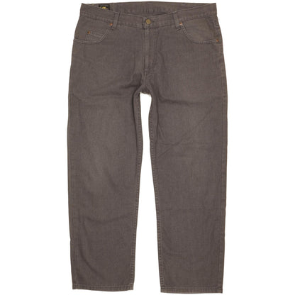 Lee Brooklyn Men Grey Straight Regular Jeans W38 L29