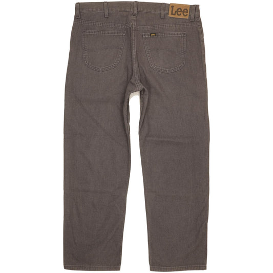 Lee Brooklyn Men Grey Straight Regular Jeans W38 L29