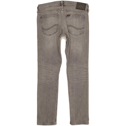 Lee Luke Men Grey Skinny Slim Stretch Jeans W32 L30