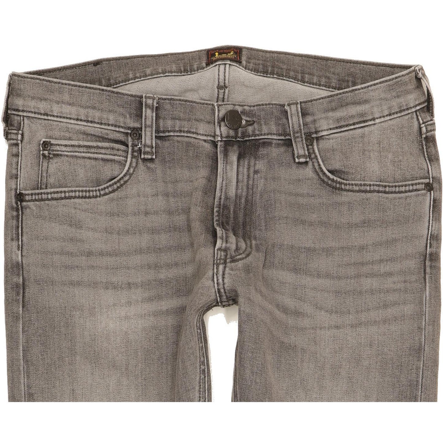 Lee Luke Men Grey Skinny Slim Stretch Jeans W32 L30