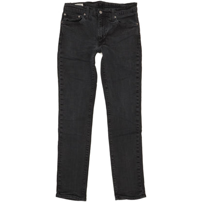 Levi's 511 Men Black Straight Slim Stretch Jeans W33 L33