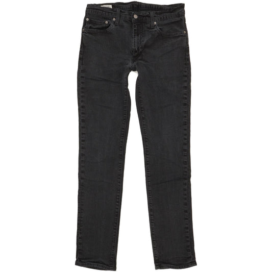 Levi's 511 Men Black Straight Slim Stretch Jeans W33 L33