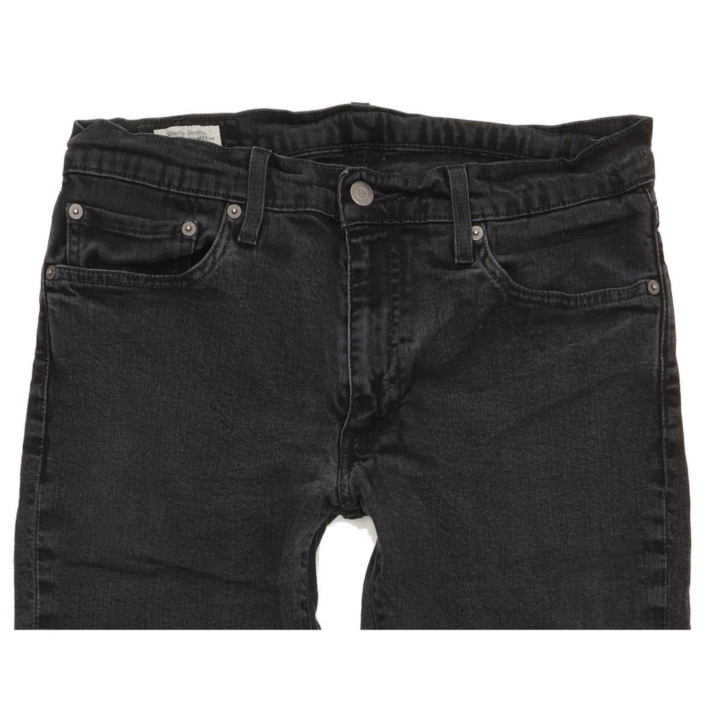 Levi's 511 Men Black Straight Slim Stretch Jeans W33 L33
