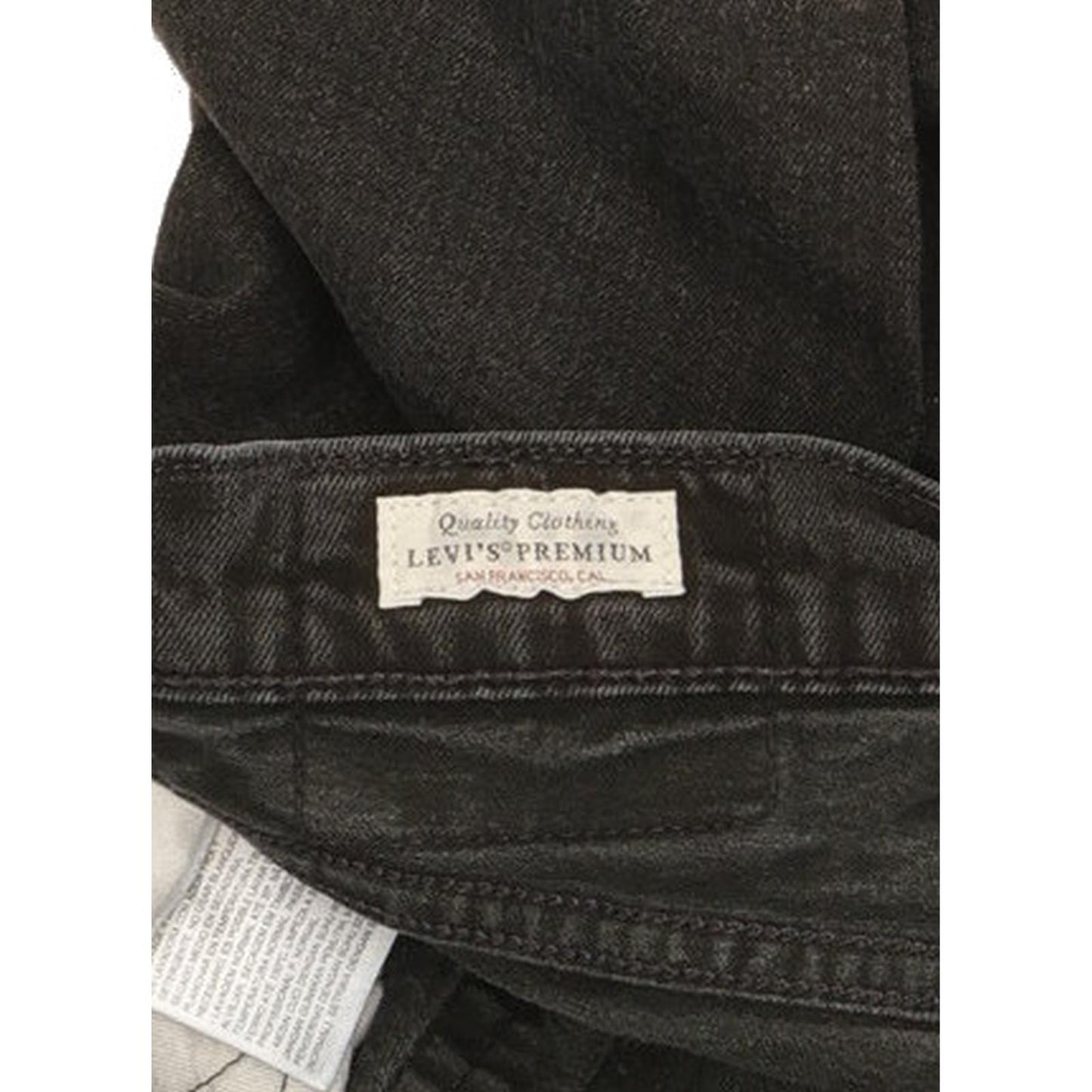 Levi's 511 Men Black Straight Slim Stretch Jeans W33 L33