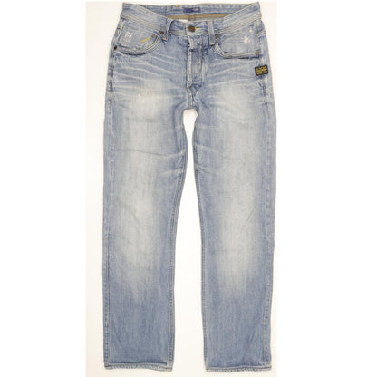 G-Star Attacc Men Blue Straight Regular Jeans W30 L30